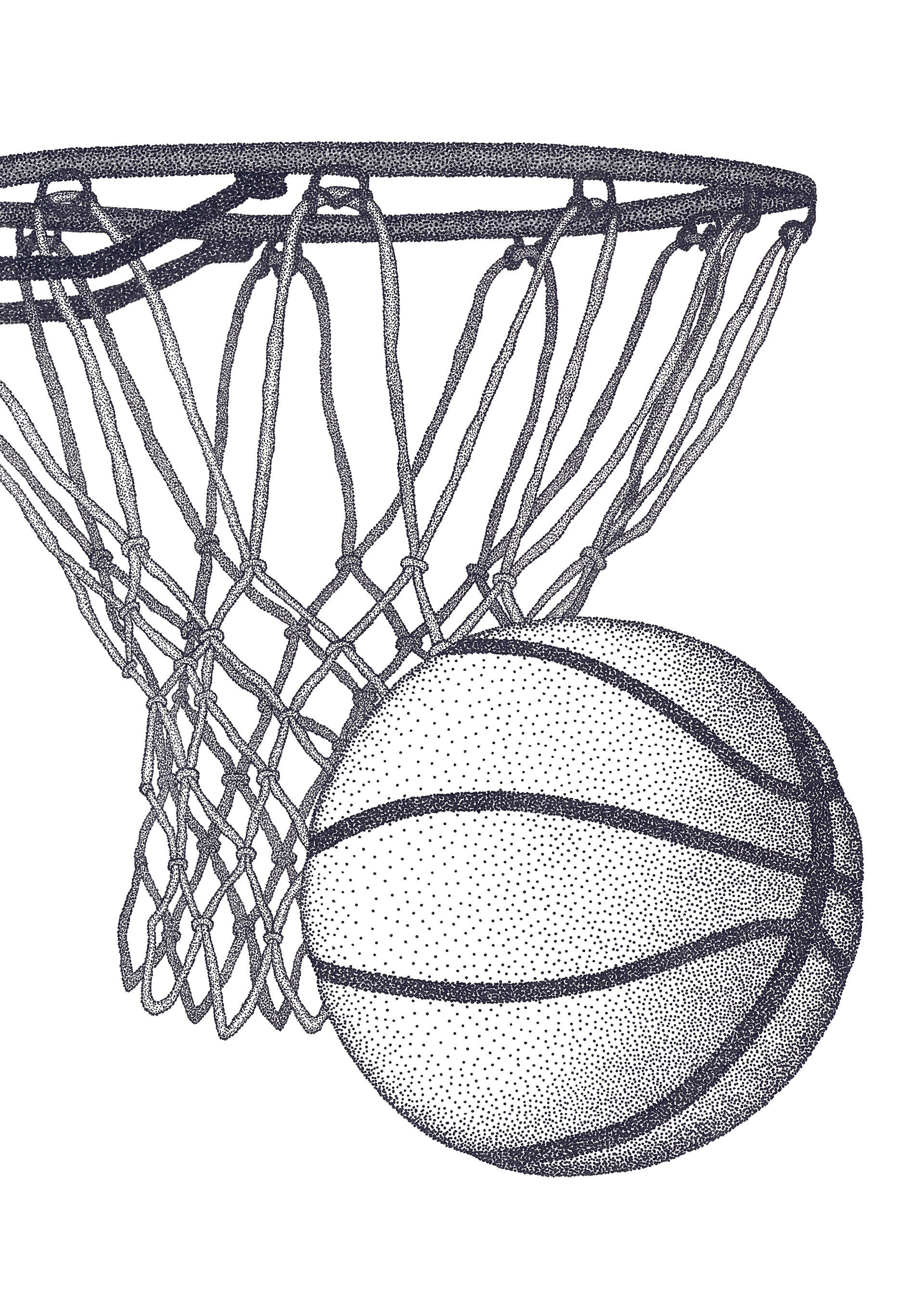 hand-drawn stippled prints | zaxidots